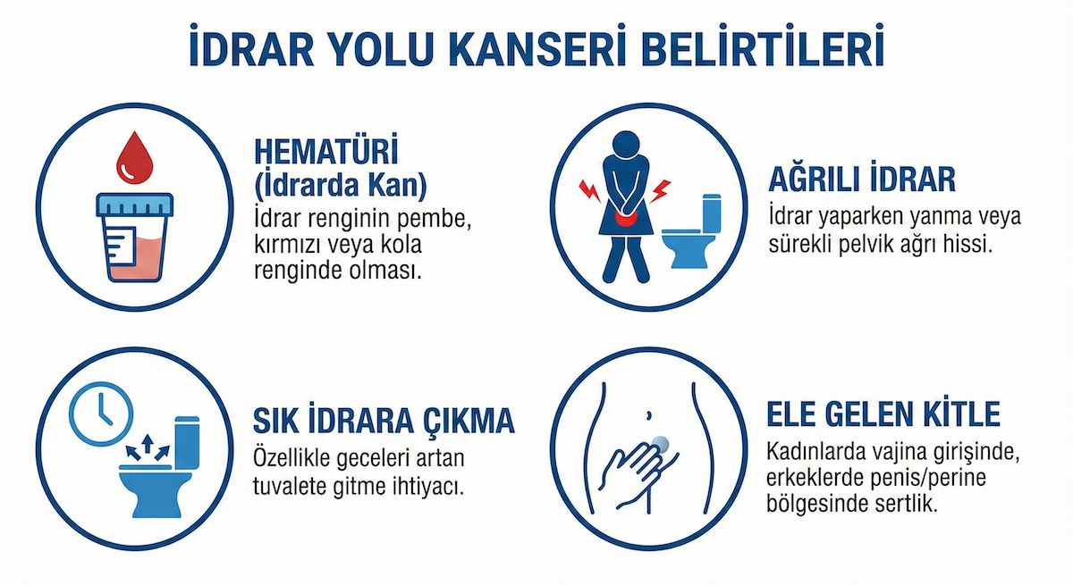 idrar yolu kanseri belirtileri